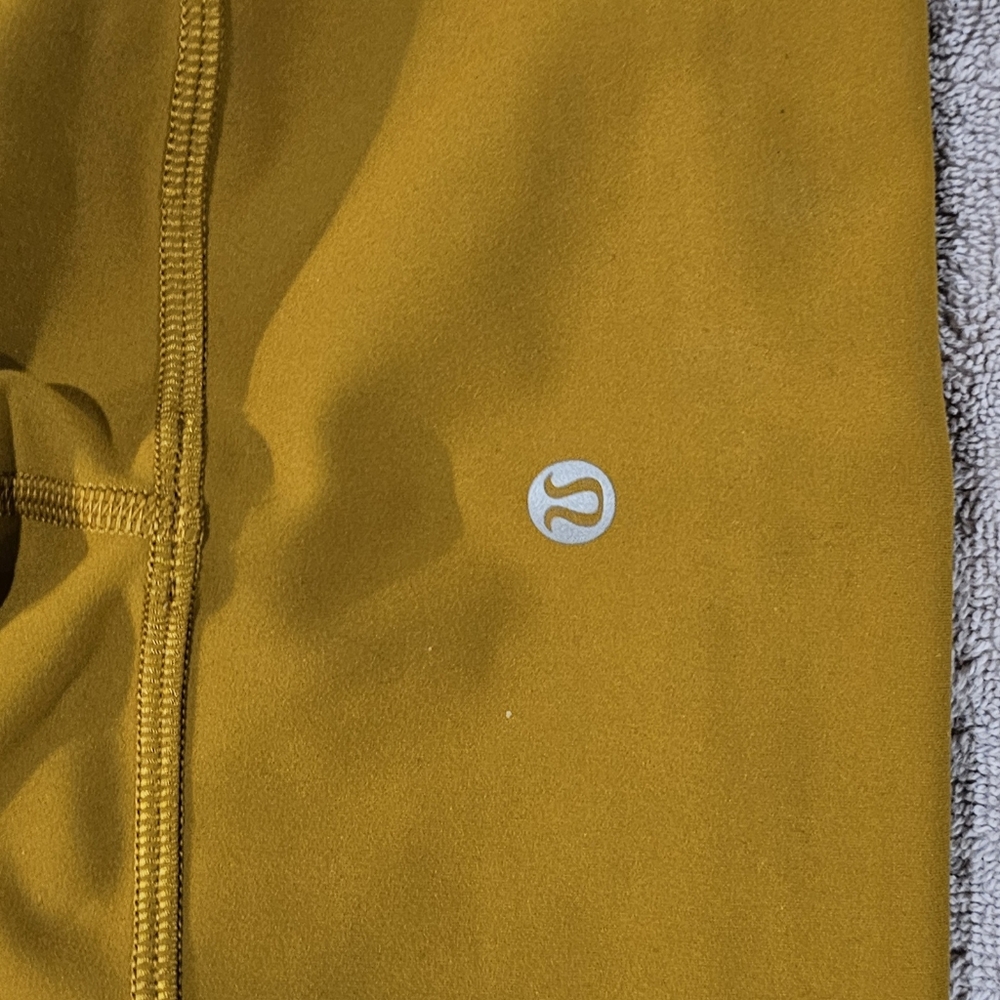 lululemon athletica Mustard Yellow Athletic Shorts - Picture 6 of 9